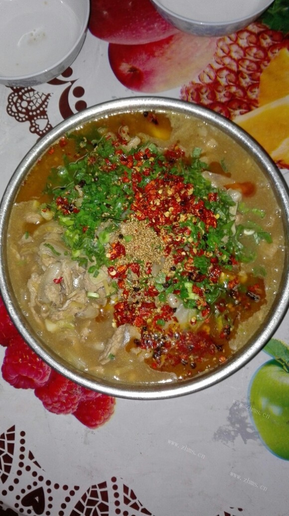 色香味浓的水煮肉片