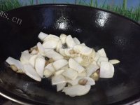 喷香盘菜炒鸭血做法图解4)