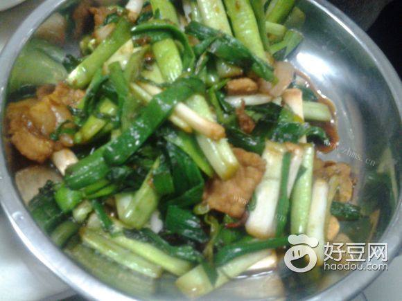 蒜苗炒肉（首发）