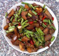 [简单版]肉炒豇豆