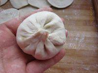 自己做的绿豆沙馅饼做法图解5)