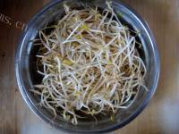 家常菜醋溜绿豆芽做法图解1)