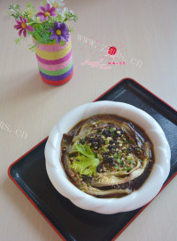 家常菜凉拌手撕茄子做法图解8)