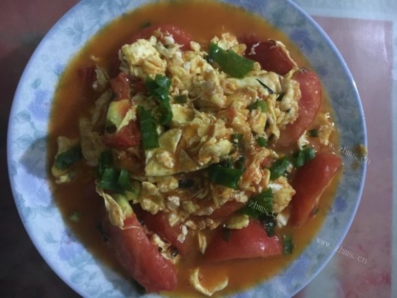珍馐美味的西红柿炒鸡蛋