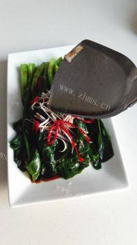 家常菜白灼芥蓝