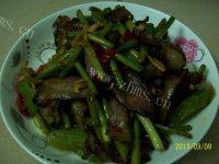 外婆教我做腊肉炒蒜苔