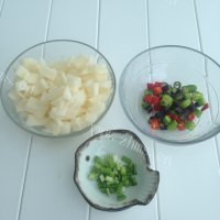 DIY彩椒藕丁做法图解3)