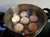 早餐大白菜肉馅包子做法图解16)