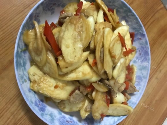 唇齿留香的高笋炒肉