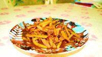 家常菜西红柿炒土豆丝