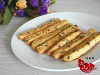 自制肉松饼干棒