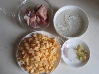 可口美味的排骨红薯糯米饭做法图解1)