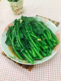 独特的白灼菜心做法图解7)
