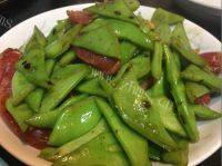 「DIY美食」荷兰豆炒腊肠