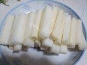 脆炒山药做法图解2)