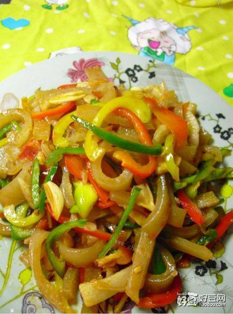 小炒猪皮