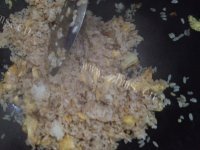 香糯爽滑的蛋炒饭做法图解7)