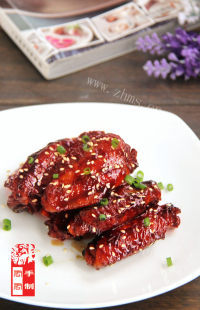 美味的啤酒酱香鸡翅