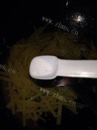 家常菜素炒土豆丝做法图解10)
