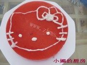 自制hello kitty蛋糕