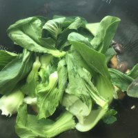 家常菜香菇炒油菜做法图解5)