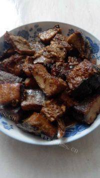 美味的煎鱼块