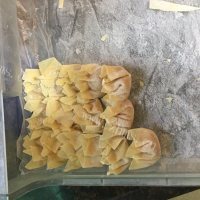 美味胡萝卜云吞捞面做法图解3)