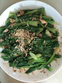 家常菜麻酱油麦菜