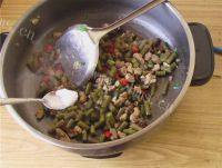 家常菜肉末炒四季豆