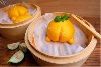 美味的懒蛋蛋屁股流沙包做法图解13)