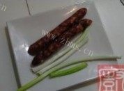 自制腊肠烤饼做法图解1)