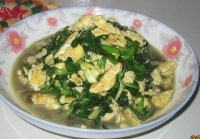 「家有大厨」韭菜炒鸡蛋做法图解10)
