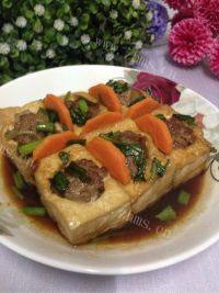 美味的客家酿豆腐做法图解9)