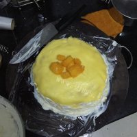 自制芒果千层做法图解1)