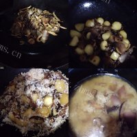 秘制腊肉咸饭做法图解2)