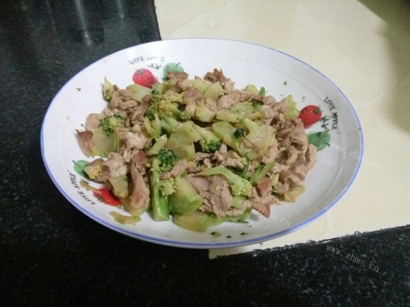 肉炒西兰花