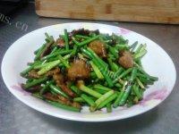 记忆中的蒜苔炒肉