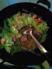 家常菜莴笋炒腊肉