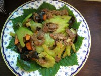 苦瓜炒牛肉做法图解10)