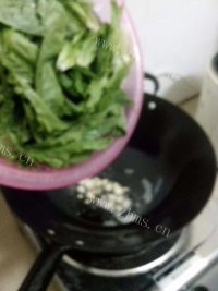 家常菜清炒油麦菜做法图解3)