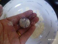 自制奶香紫薯球做法图解7)