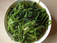 自己做的蒜泥空心菜