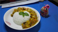 色味俱佳的肉丁杂蔬咖喱饭做法图解10)