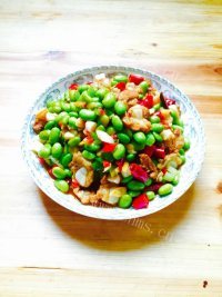 家常菜青豆爆脆骨做法图解9)