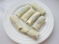自己做的豆沙春卷做法图解19)