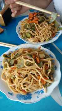 美味的豆角焖面