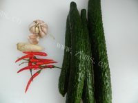 爽口腌酱黄瓜条做法图解1)