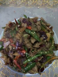 秘制麻辣羊肉丁做法图解12)