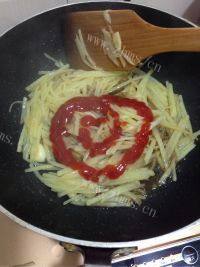 家常菜醋溜土豆丝做法图解6)