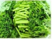 家常菜肉丝炒茼蒿做法图解5)
